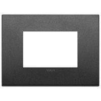 RAMA ORNAMENT 3 MODULE METAL MATT GRAPHITE VIMAR ARKE - RAMA ORNAMENT 3 MODULE METAL MATT GRAPHITE VIMAR ARKE