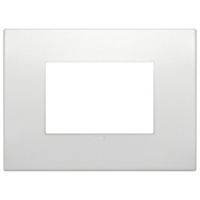 RAMA ORNAMENT 3 MODULE METAL MATT PEARL VIMAR ARKE - RAMA ORNAMENT 3 MODULE METAL MATT PEARL VIMAR ARKE