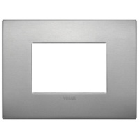 RAMA ORNAMENT 3 MODULE ALUMINIUM LAVA VIMAR ARKE - RAMA ORNAMENT 3 MODULE ALUMINIUM LAVA VIMAR ARKE