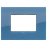 RAMA ORNAMENT 3 MODULE REFLEX MARINE BLUE VIMAR ARKE - RAMA ORNAMENT 3 MODULE REFLEX MARINE BLUE VIMAR ARKE