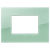 RAMA ORNAMENT 3 MODULE REFLEX SAGE GREEN VIMAR ARKE - RAMA ORNAMENT 3 MODULE REFLEX SAGE GREEN VIMAR ARKE
