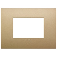 RAMA ORNAMENT 3 MODULE TEHNOPOLIMER MATT GOLD VIMAR ARKE - RAMA ORNAMENT 3 MODULE TEHNOPOLIMER MATT GOLD VIMAR ARKE