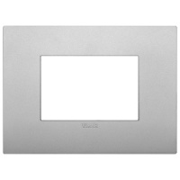 RAMA ORNAMENT 3 MODULE TEHNOPOLIMER MATT SILVER VIMAR ARKE - RAMA ORNAMENT 3 MODULE TEHNOPOLIMER MATT SILVER VIMAR ARKE