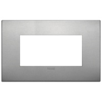 RAMA ORNAMENT 4 MODULE ALUMINIUM LAVA VIMAR ARKE - RAMA ORNAMENT 4 MODULE ALUMINIUM LAVA VIMAR ARKE