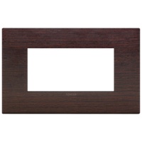RAMA ORNAMENT 4 MODULE WOOD WENGE VIMAR ARKE - RAMA ORNAMENT 4 MODULE WOOD WENGE VIMAR ARKE
