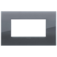 RAMA ORNAMENT 4 MODULE REFLEX SMOKE GREY VIMAR ARKE - RAMA ORNAMENT 4 MODULE REFLEX SMOKE GREY VIMAR ARKE
