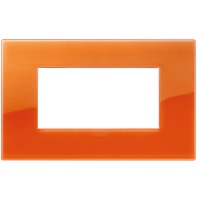 RAMA ORNAMENT 4 MODULE REFLEX ORANGE VIMAR ARKE - RAMA ORNAMENT 4 MODULE REFLEX ORANGE VIMAR ARKE