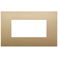 RAMA ORNAMENT 4 MODULE TEHNOPOLIMER MATT GOLD VIMAR ARKE - RAMA ORNAMENT 4 MODULE TEHNOPOLIMER MATT GOLD VIMAR ARKE