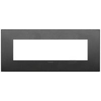 RAMA ORNAMENT 7 MODULE METAL MATT GRAPHITE VIMAR ARKE - RAMA ORNAMENT 7 MODULE METAL MATT GRAPHITE VIMAR ARKE