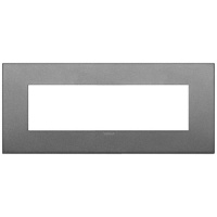 RAMA ORNAMENT 7 MODULE METAL MATT SLATE VIMAR ARKE - RAMA ORNAMENT 7 MODULE METAL MATT SLATE VIMAR ARKE