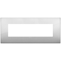 RAMA ORNAMENT 7 MODULE METAL SILVER VIMAR ARKE - RAMA ORNAMENT 7 MODULE METAL SILVER VIMAR ARKE