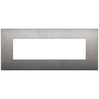 RAMA ORNAMENT 7 MODULE METAL BLACK NICKEL VIMAR ARKE - RAMA ORNAMENT 7 MODULE METAL BLACK NICKEL VIMAR ARKE