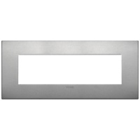 RAMA ORNAMENT 7 MODULE ALUMINIUM LAVA VIMAR ARKE - RAMA ORNAMENT 7 MODULE ALUMINIUM LAVA VIMAR ARKE