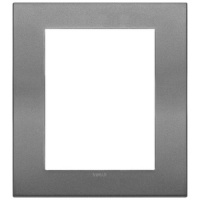 RAMA ORNAMENT 8  MODULE METAL MATT SLATE VIMAR ARKE - RAMA ORNAMENT 8  MODULE METAL MATT SLATE VIMAR ARKE