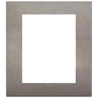 RAMA ORNAMENT 8  MODULE METAL MATT TITANIUM VIMAR ARKE - RAMA ORNAMENT 8  MODULE METAL MATT TITANIUM VIMAR ARKE