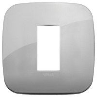 RAMA ORNAMENT 1 MODUL METAL CHROME VIMAR ARKE - RAMA ORNAMENT 1 MODUL METAL CHROME VIMAR ARKE