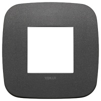 RAMA ORNAMENT 2 MODULE METAL MATT GRAPHITE VIMAR ARKE - RAMA ORNAMENT 2 MODULE METAL MATT GRAPHITE VIMAR ARKE
