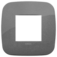 RAMA ORNAMENT 2 MODULE METAL SLATE VIMAR ARKE - RAMA ORNAMENT 2 MODULE METAL SLATE VIMAR ARKE