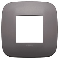 RAMA ORNAMENT 2 MODULE METAL DARK NICKEL VIMAR ARKE - RAMA ORNAMENT 2 MODULE METAL DARK NICKEL VIMAR ARKE