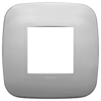 RAMA ORNAMENT 2 MODULE METAL MATT NICKEL VIMAR ARKE - RAMA ORNAMENT 2 MODULE METAL MATT NICKEL VIMAR ARKE