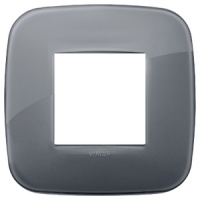 RAMA ORNAMENT 2 MODULE REFLEX SMOKE GREY VIMAR ARKE - RAMA ORNAMENT 2 MODULE REFLEX SMOKE GREY VIMAR ARKE