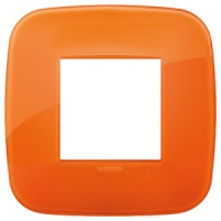 RAMA ORNAMENT 2 MODULE REFLEX ORANGE VIMAR ARKE - RAMA ORNAMENT 2 MODULE REFLEX ORANGE VIMAR ARKE