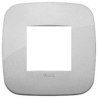 RAMA ORNAMENT 2 MODULE TEHNOPOLIMER SILVER VIMAR ARKE - RAMA ORNAMENT 2 MODULE TEHNOPOLIMER SILVER VIMAR ARKE