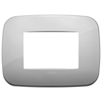RAMA ORNAMENT 3 MODULE METAL CHROME VIMAR ARKE - RAMA ORNAMENT 3 MODULE METAL CHROME VIMAR ARKE