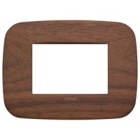 RAMA ORNAMENT 3 MODULE WOOD WALNUT VIMAR ARKE - RAMA ORNAMENT 3 MODULE WOOD WALNUT VIMAR ARKE