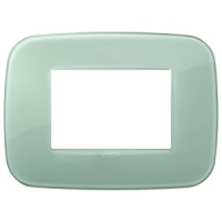 RAMA ORNAMENT 3 MODULE REFLEX SAGE GREEN VIMAR ARKE - RAMA ORNAMENT 3 MODULE REFLEX SAGE GREEN VIMAR ARKE