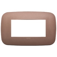 RAMA ORNAMENT 4 MODULE METAL MATT BRONZE VIMAR ARKE - RAMA ORNAMENT 4 MODULE METAL MATT BRONZE VIMAR ARKE
