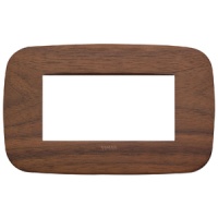RAMA ORNAMENT 4 MODULE WOOD WALNUT VIMAR ARKE - RAMA ORNAMENT 4 MODULE WOOD WALNUT VIMAR ARKE