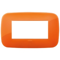 RAMA ORNAMENT 4 MODULE REFLEX ORANGE VIMAR ARKE - RAMA ORNAMENT 4 MODULE REFLEX ORANGE VIMAR ARKE
