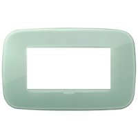 RAMA ORNAMENT 4 MODULE REFLEX SAGE GREEN VIMAR ARKE - RAMA ORNAMENT 4 MODULE REFLEX SAGE GREEN VIMAR ARKE
