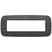 RAMA ORNAMENT 7 MODULE METAL MATT GRAPHITE VIMAR ARKE - RAMA ORNAMENT 7 MODULE METAL MATT GRAPHITE VIMAR ARKE