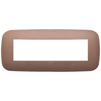 RAMA ORNAMENT 7 MODULE METAL MATT BRONZE VIMAR ARKE - RAMA ORNAMENT 7 MODULE METAL MATT BRONZE VIMAR ARKE