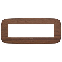 RAMA ORNAMENT 7 MODULE WOOD WALNUT VIMAR ARKE - RAMA ORNAMENT 7 MODULE WOOD WALNUT VIMAR ARKE