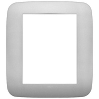 RAMA ORNAMENT 8  MODULE METAL MATT SILVER VIMAR ARKE - RAMA ORNAMENT 8  MODULE METAL MATT SILVER VIMAR ARKE