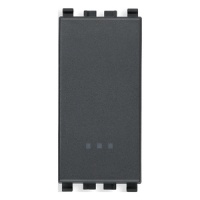 INTRERUPATOR MODULAR SIMPLU GRI ANTRACIT 1 MODUL VIMAR EIKON - INTRERUPATOR MODULAR SIMPLU GRI ANTRACIT 1 MODUL VIMAR EIKON