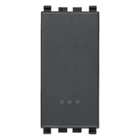 INTRERUPATOR MODULAR CAP-SCARA  GRI ANTRACIT 1 MODUL VIMAR EIKON - INTRERUPATOR MODULAR CAP-SCARA  GRI ANTRACIT 1 MODUL VIMAR EIKON
