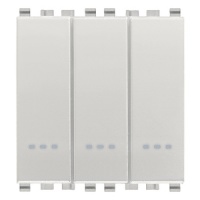 INTRERUPATOR MODULAR CAP-SCARA TRIPLU GRI 2 MODULE VIMAR EIKON - INTRERUPATOR MODULAR CAP-SCARA TRIPLU GRI 2 MODULE VIMAR EIKON