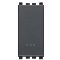 INTRERUPATOR MODULAR CU REVENIRE GRI ANTRACIT 1 MODUL VIMAR EIKON - INTRERUPATOR MODULAR CU REVENIRE GRI ANTRACIT 1 MODUL VIMAR EIKON