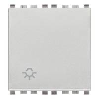 INTRERUPATOR MODULAR CU REVENIRE GRI CU SIMBOL BEC VIMAR EIKON - INTRERUPATOR MODULAR CU REVENIRE GRI CU SIMBOL BEC VIMAR EIKON