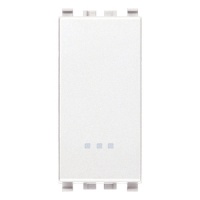 INTRERUPATOR MODULAR CU REVENIRE ALB 1 MODUL VIMAR EIKON - INTRERUPATOR MODULAR CU REVENIRE ALB 1 MODUL VIMAR EIKON