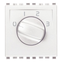 INTRERUPATOR MODULAR ROTATIV PENTRU CONTROL VENTILATIE ALB VIMAR EIKON - INTRERUPATOR MODULAR ROTATIV PENTRU CONTROL VENTILATIE ALB VIMAR EIKON