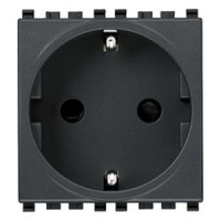 PRIZA MODULARA 2P+T 16A STANDARD GERMAN 2 MODULE VIMAR EIKON GRI ANTRACIT - PRIZA MODULARA 2P+T 16A STANDARD GERMAN 2 MODULE VIMAR EIKON GRI ANTRACIT