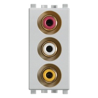 PRIZA MODULARA RCA GRI VIMAR EIKON - PRIZA MODULARA RCA GRI VIMAR EIKON
