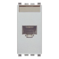 PRIZA MODULARA RJ45 NETSAFE CAT5E UTP GRI VIMAR EIKON - PRIZA MODULARA RJ45 NETSAFE CAT5E UTP GRI VIMAR EIKON