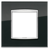 RAMA ORNAMENT 2 MODULE GLASS BLACK ICE EIKON CHROME - RAMA ORNAMENT 2 MODULE GLASS BLACK ICE EIKON CHROME