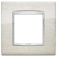 RAMA ORNAMENT 2 MODULE INOX BRUSHED STEEL EIKON CHROME - RAMA ORNAMENT 2 MODULE INOX BRUSHED STEEL EIKON CHROME
